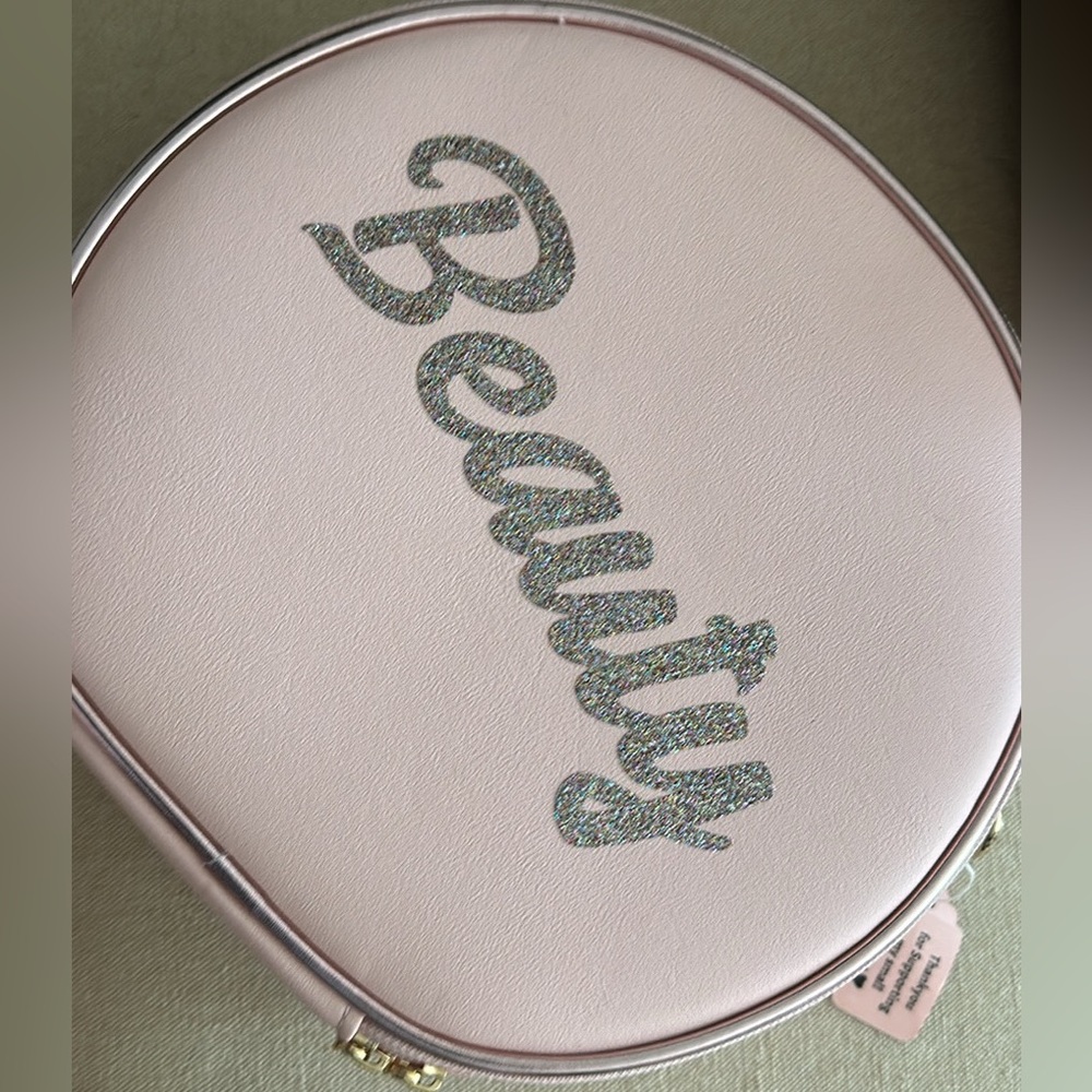 Pink Glitter 'Beauty' Women's Bag Handmade adjustable